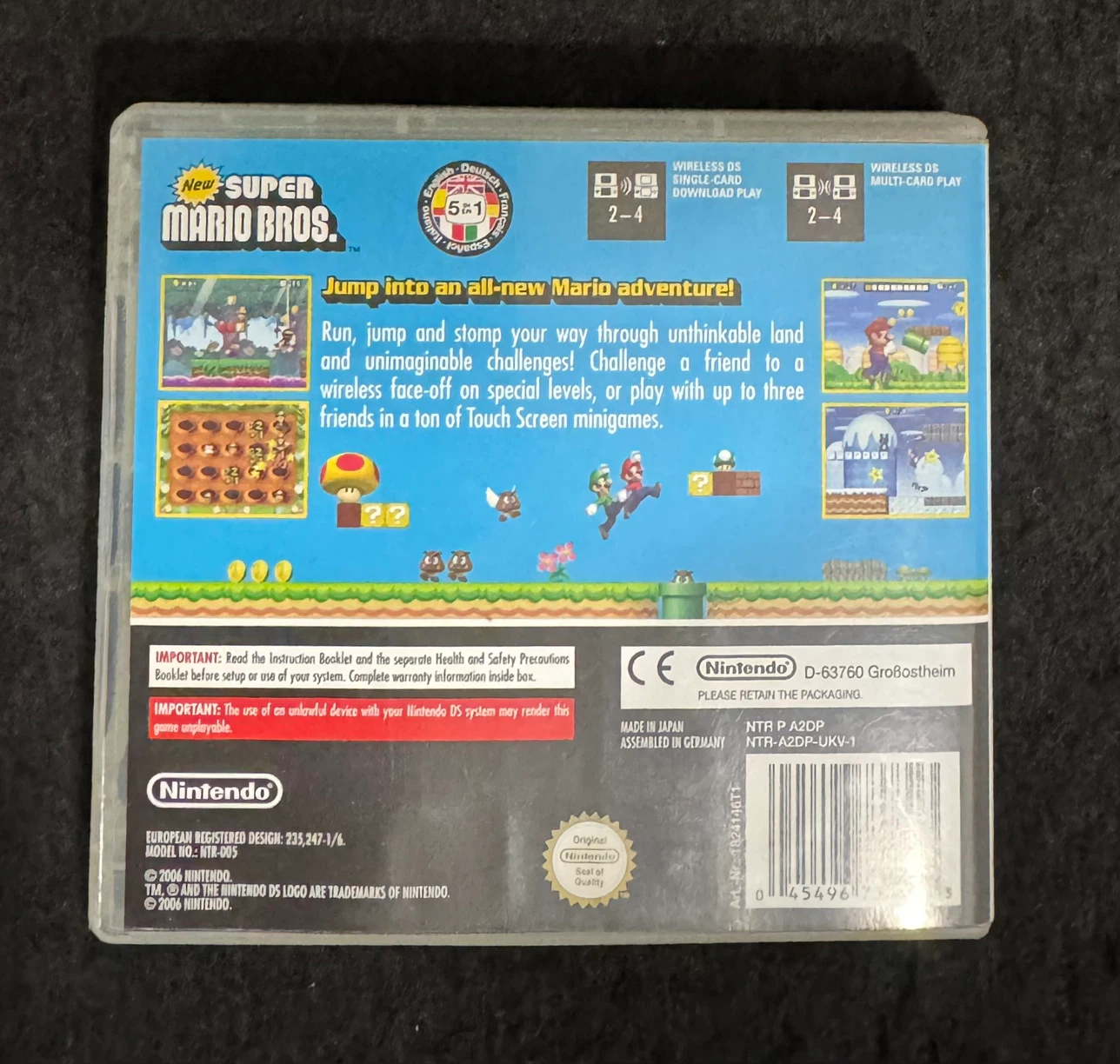 New Super Mario Bros. Nintendo DS CIB PAL - photo 3