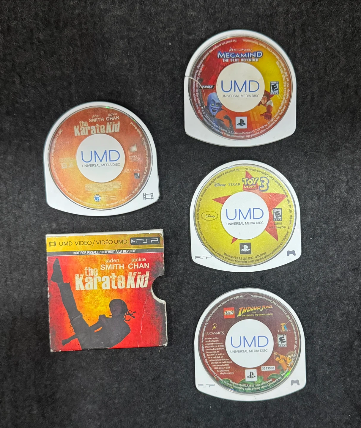 PSP UMD Game & Movie Lot