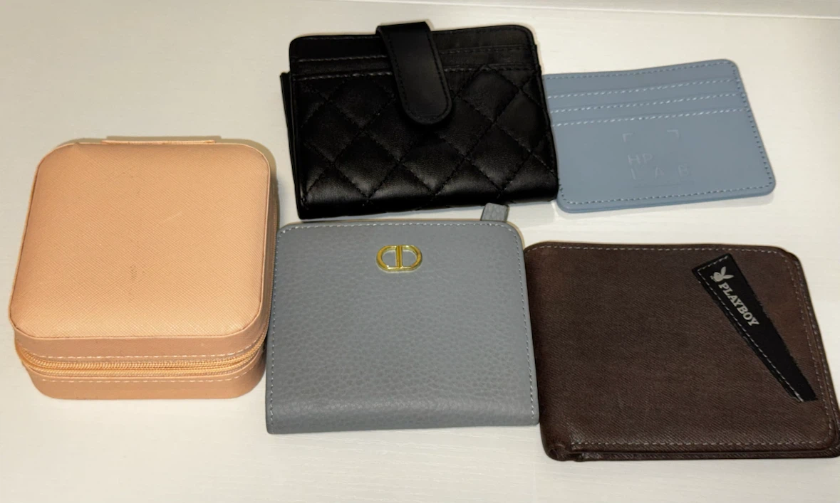 Assorted Wallets and Jewellery Box Bundle