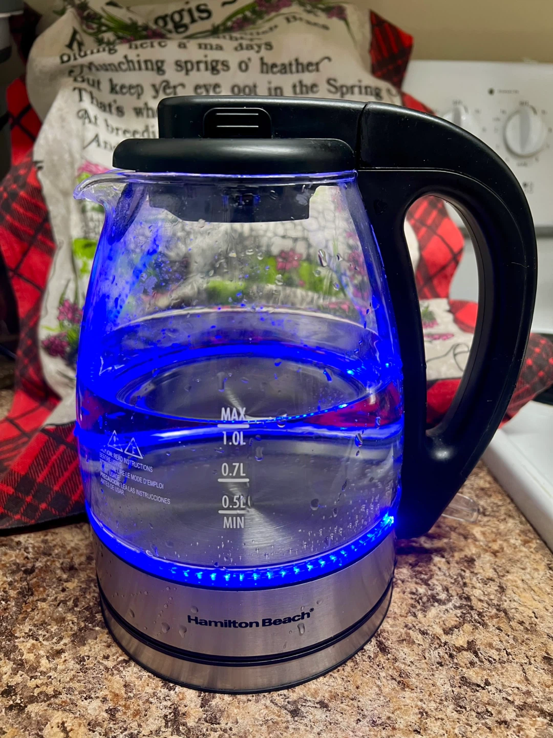 Hamilton Beach 1.0L Electric Glass Kettle
