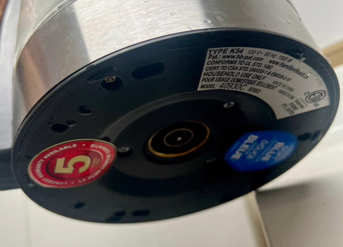 Hamilton Beach 1.0L Electric Glass Kettle - photo 3
