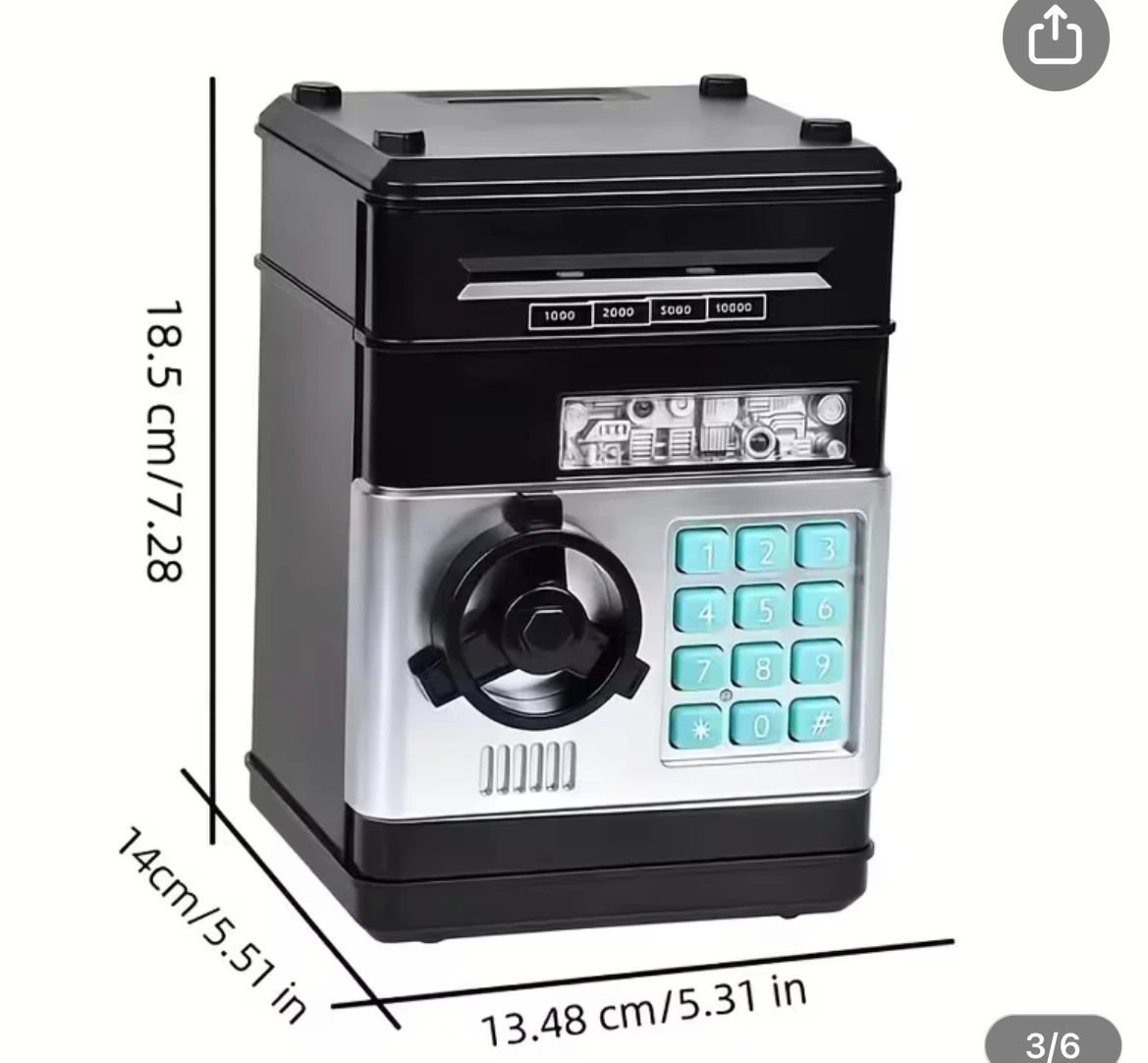 Electronic Toy Money Safe Piggy Bank