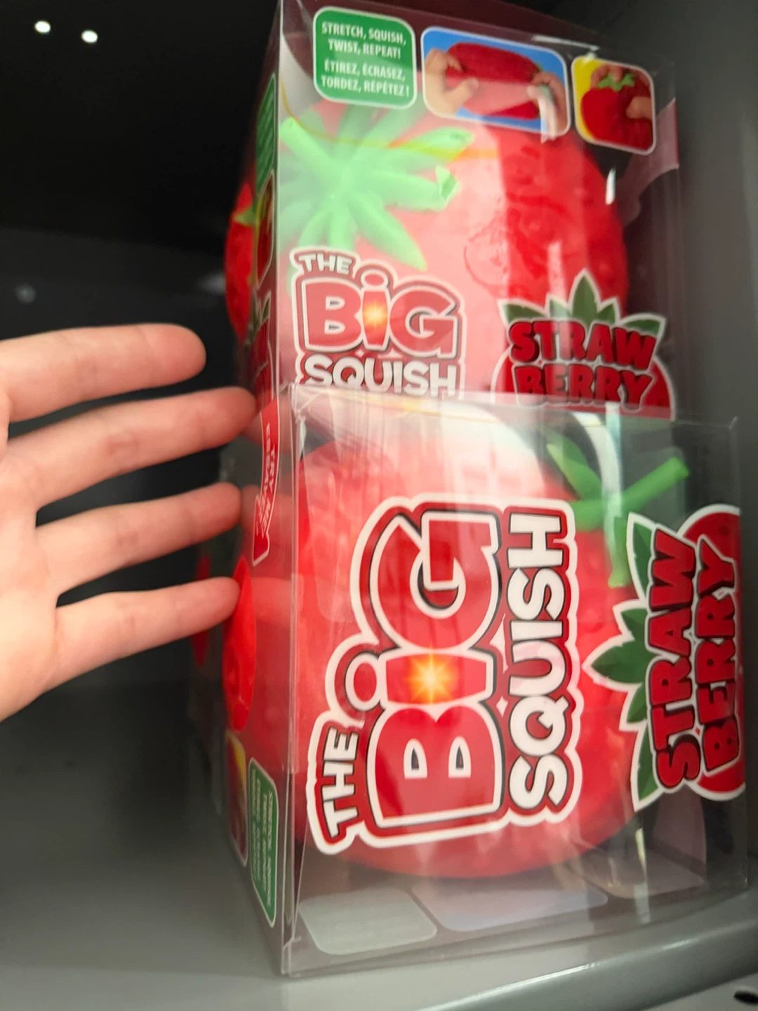 The Big Squish Strawberry Fidget Toy