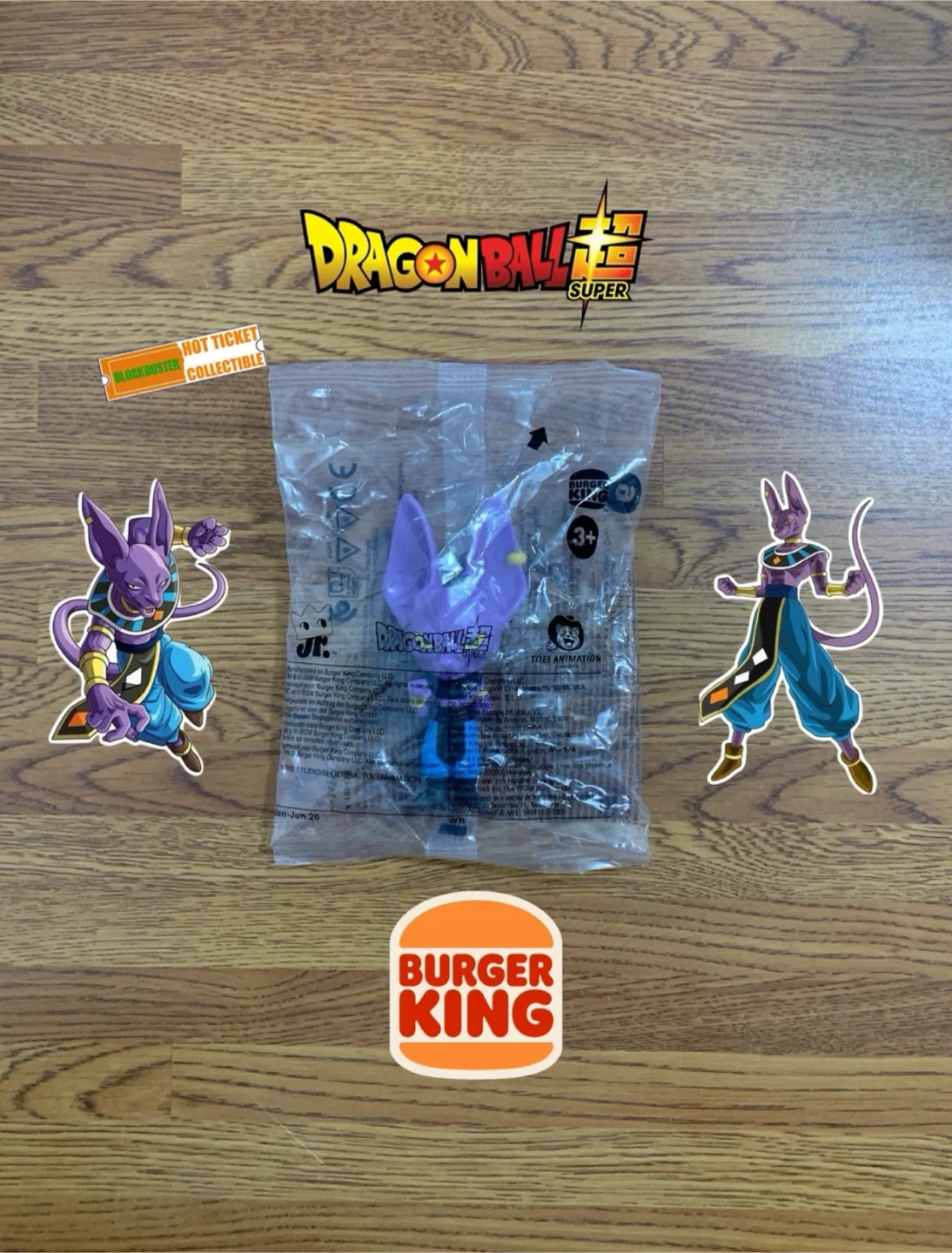 Burger King | Dragon Ball Super King Jr. Kids Meal Toy (Beerus)