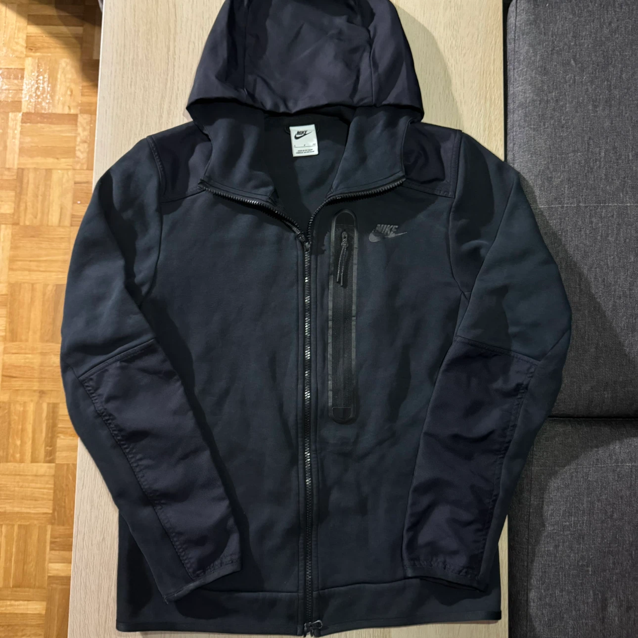 Nike Tech Fleece Black Hoodie - photo 4