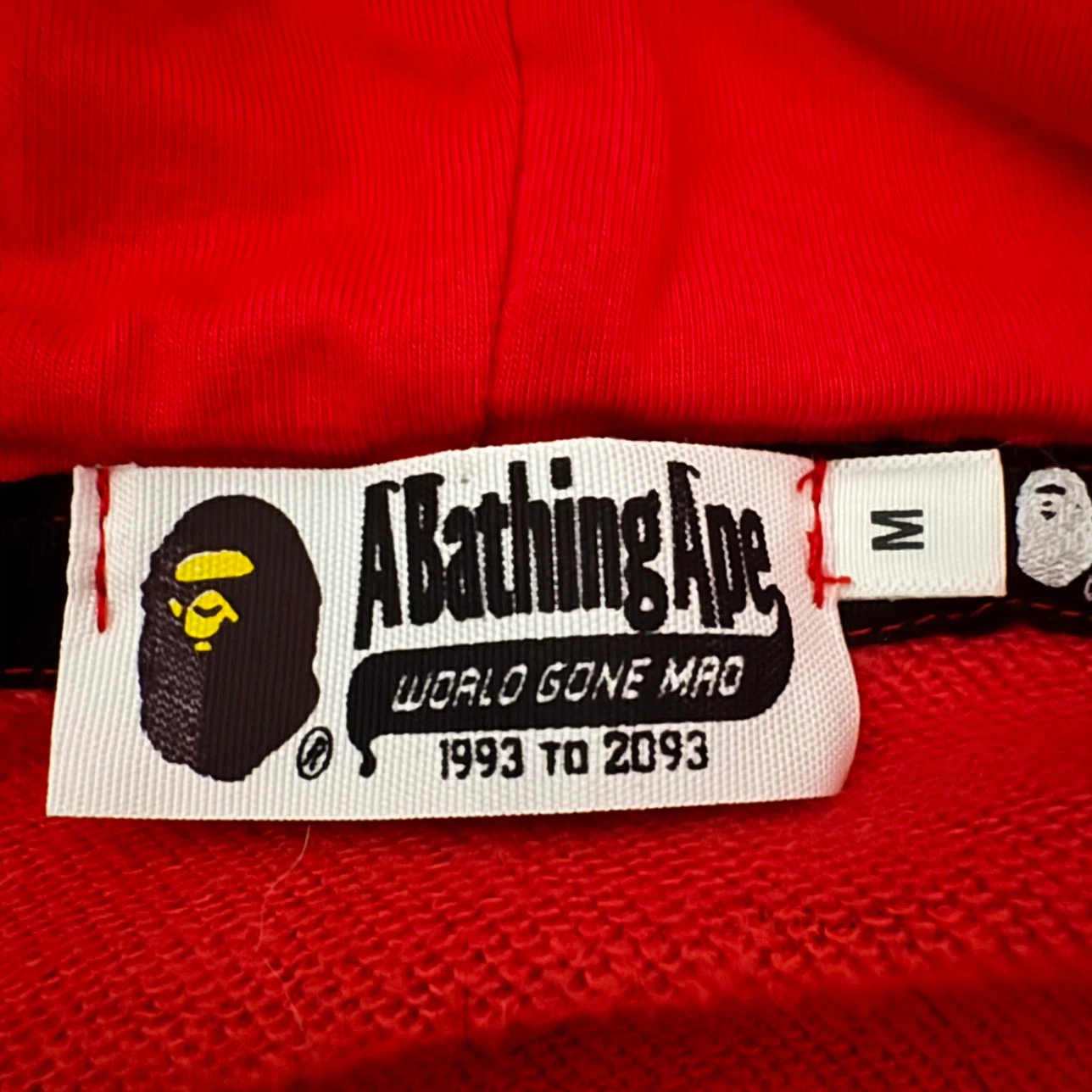A Bathing Ape Red Camo Shark Hoodie - photo 2