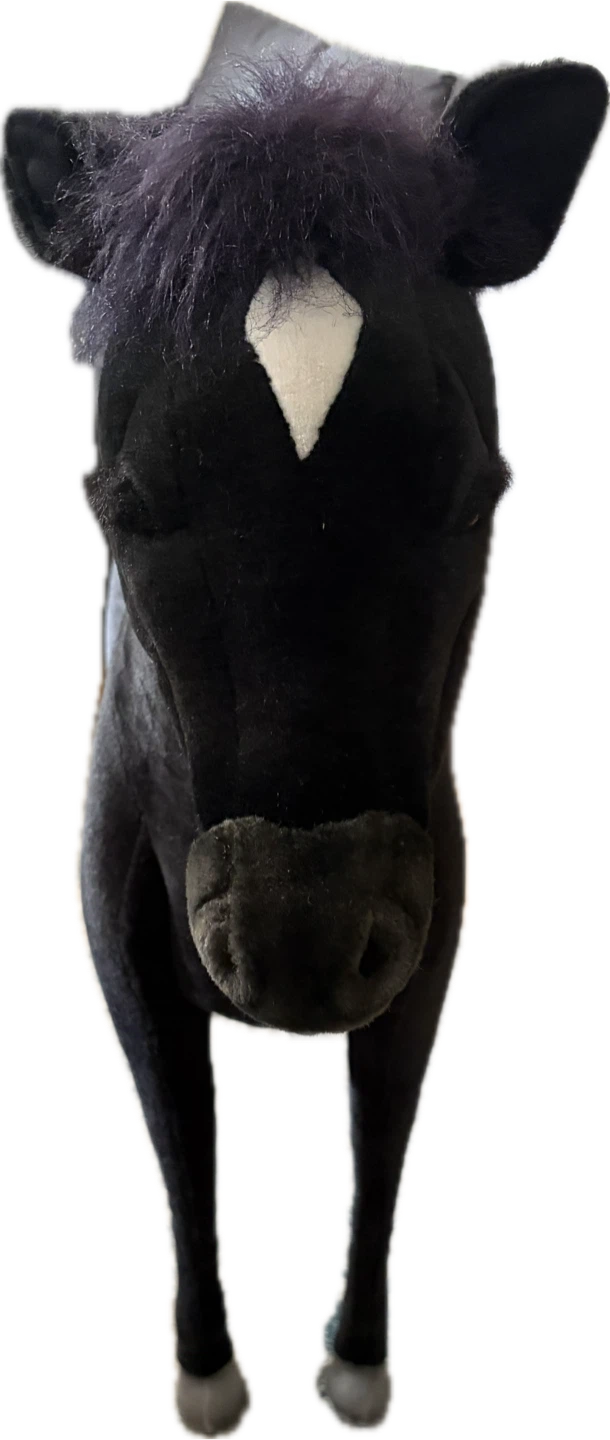 Hansa Hand Made Plush Black Horse - photo 4