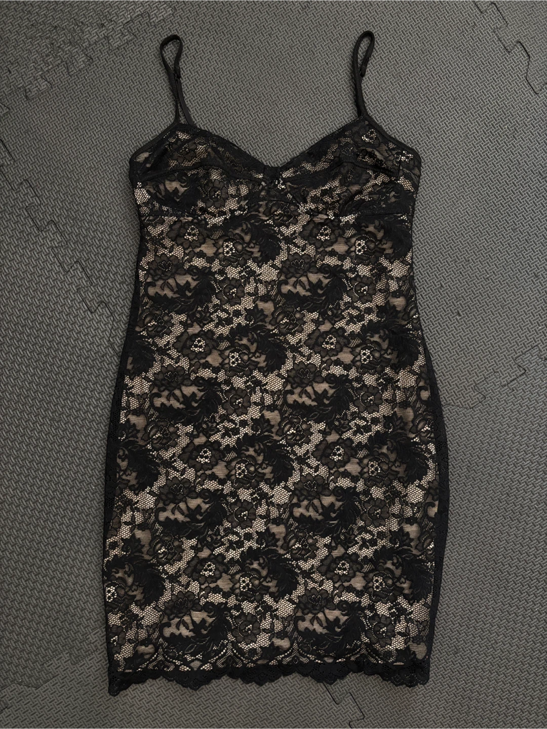 Wilfred black lace dress