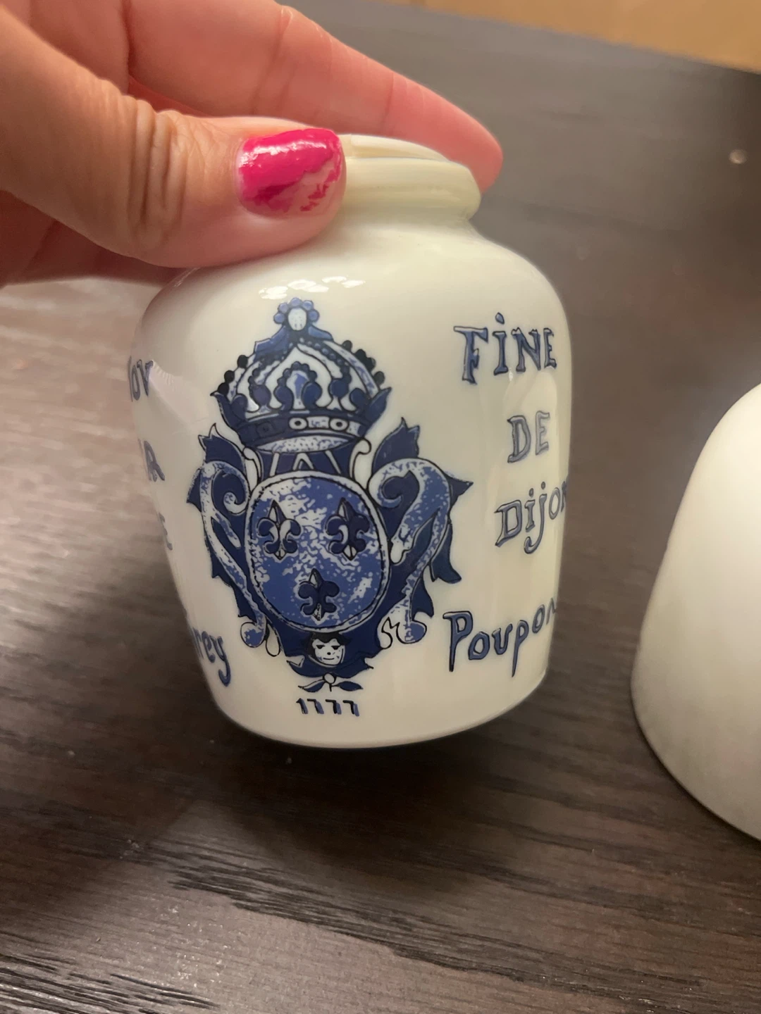 Set of 5 Vintage Grey Poupon Mustard Jars - photo 2