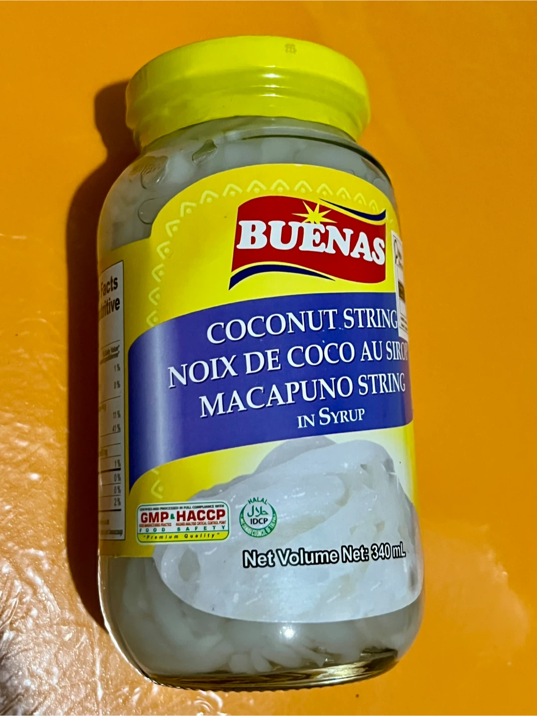 Buenas Coconut Macapuno String in Syrup