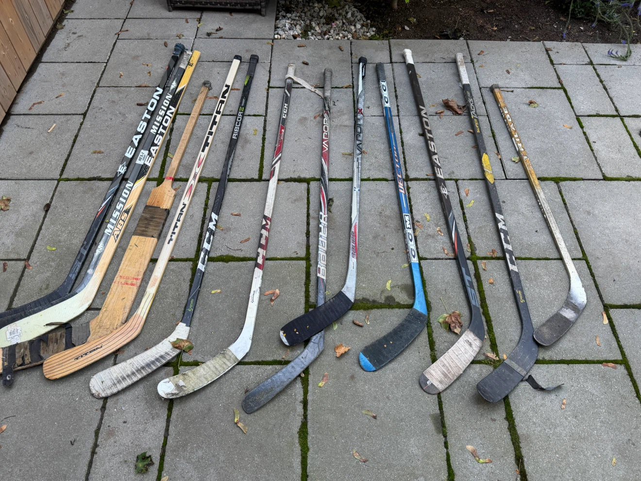Assorted Hockey Stick Collection