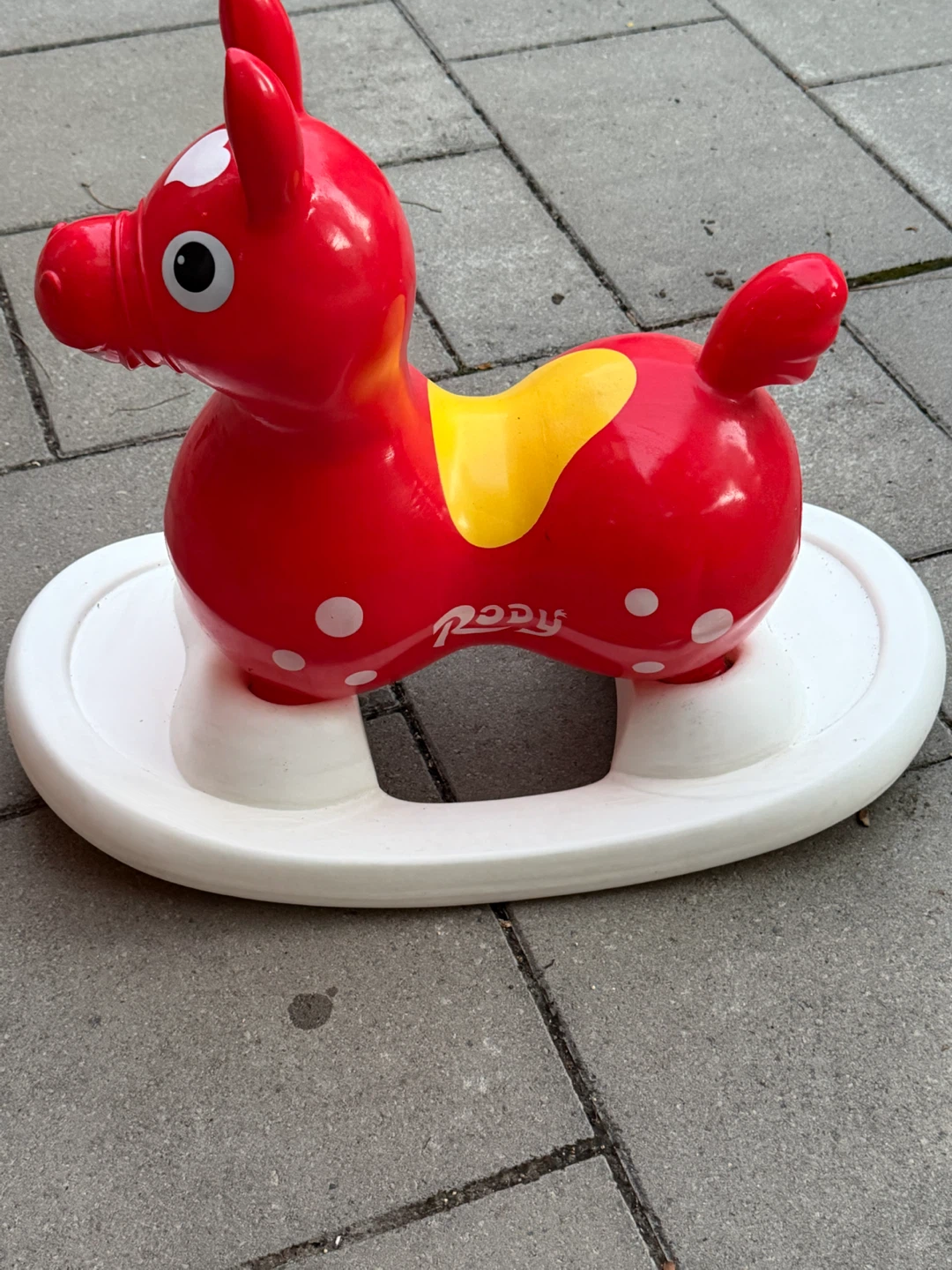 Rody Inflatable Hopping Horse with Rocking Base