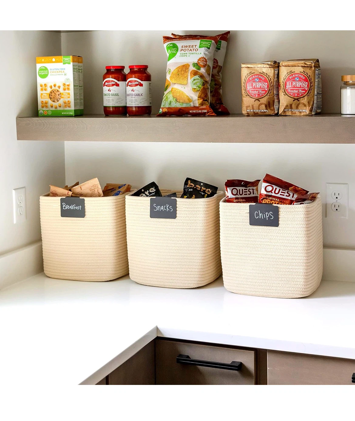 NaturalCosy 3-Pack Rope Baskets - photo 5