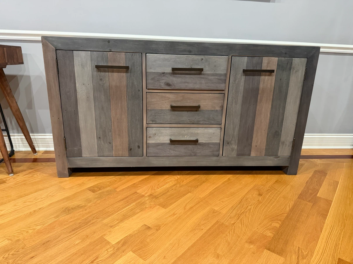 Rustic Wood Buffet Sideboard - photo 2