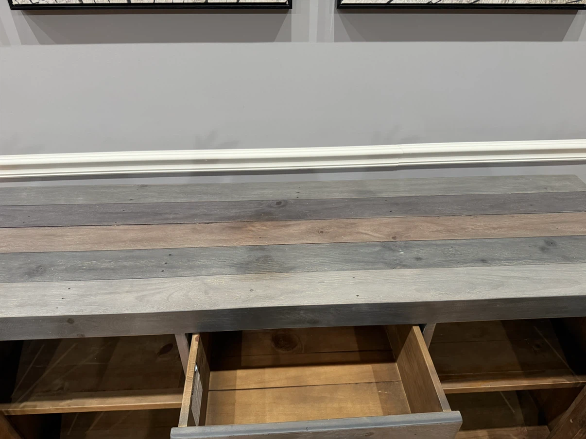 Rustic Wood Buffet Sideboard - photo 3