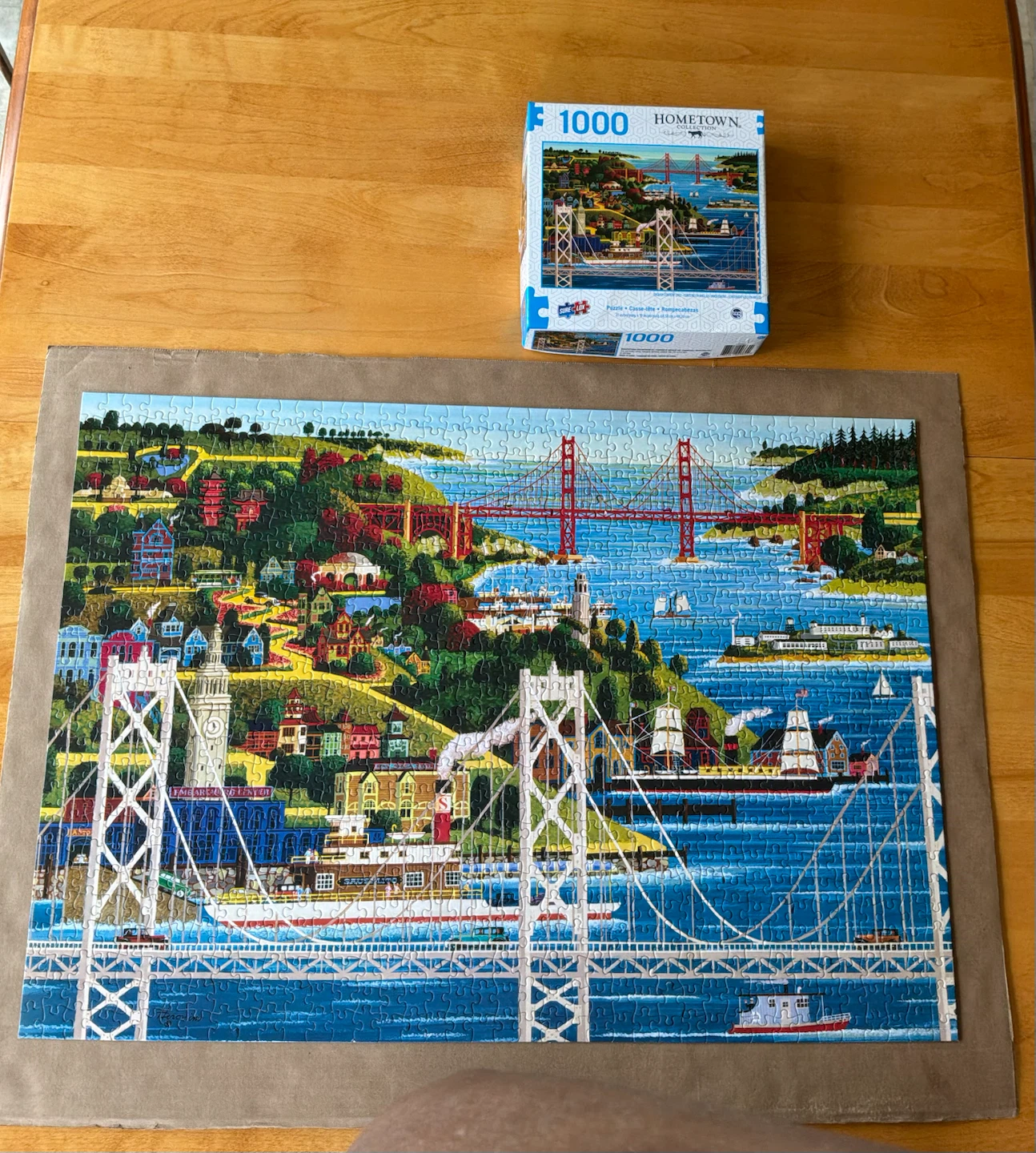 Bridges of San Francisco 1000 Piece Jigsaw Puzzle