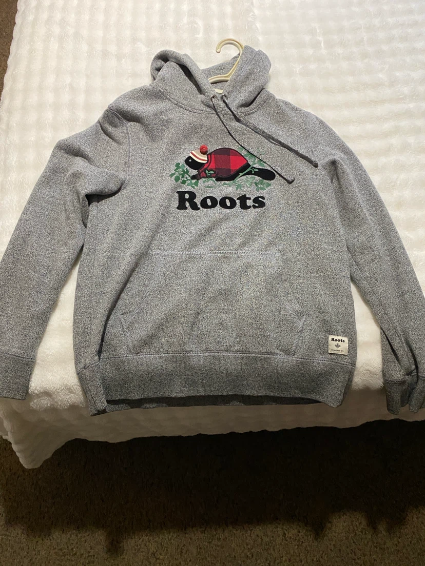 Roots Grey Beaver Hoodie