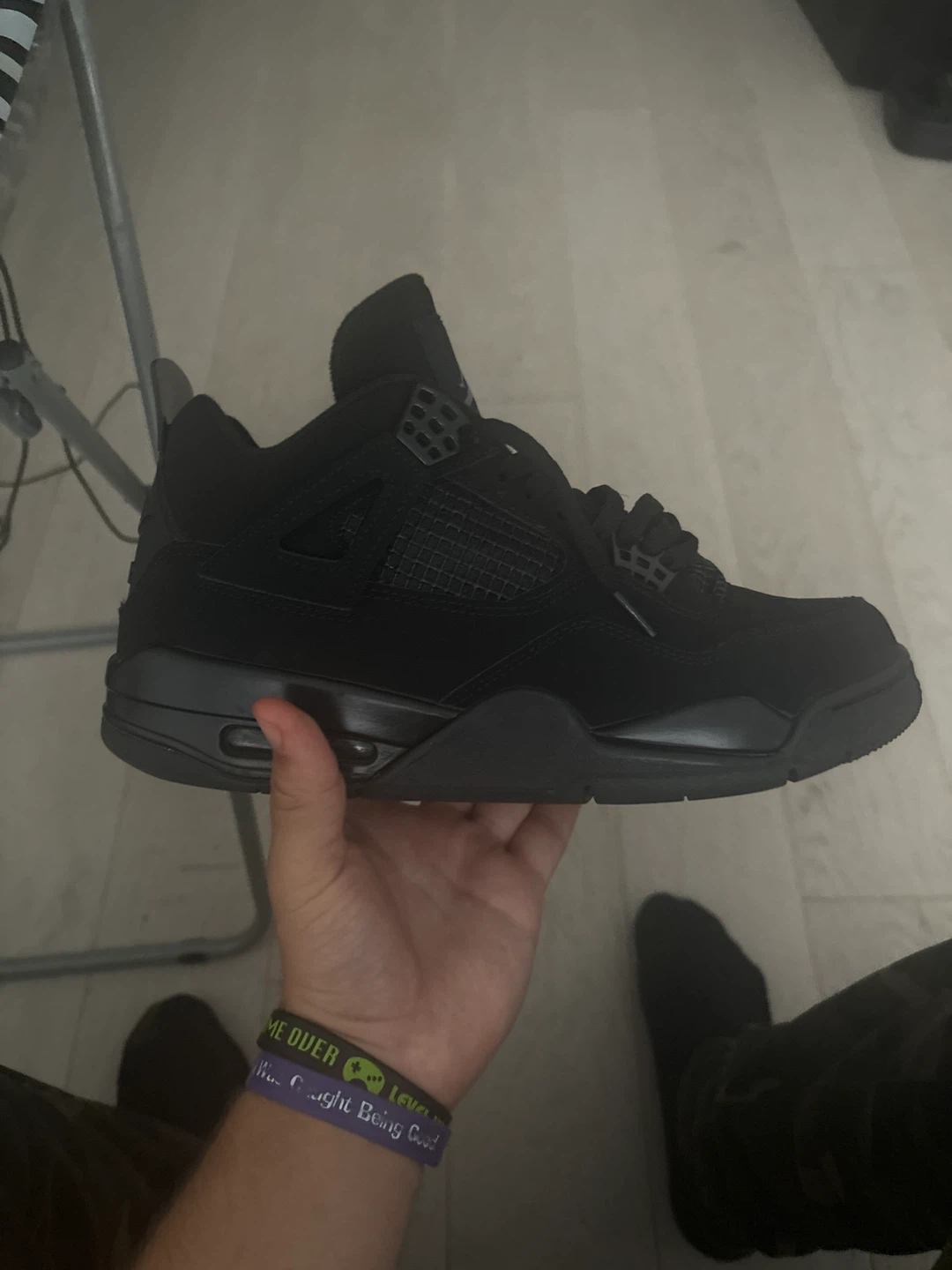 Air Jordan 4 Retro Black Cat Size 10 - photo 4