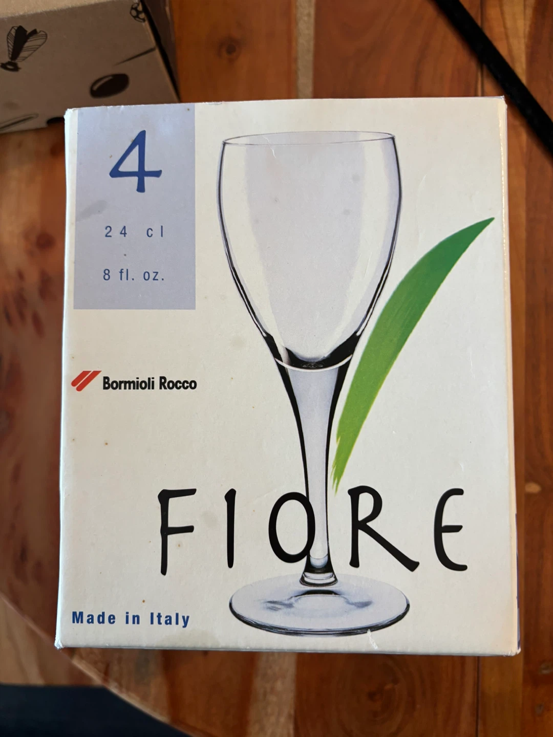 Bormioli Rocco Fiore Wine Glasses - Set of 4