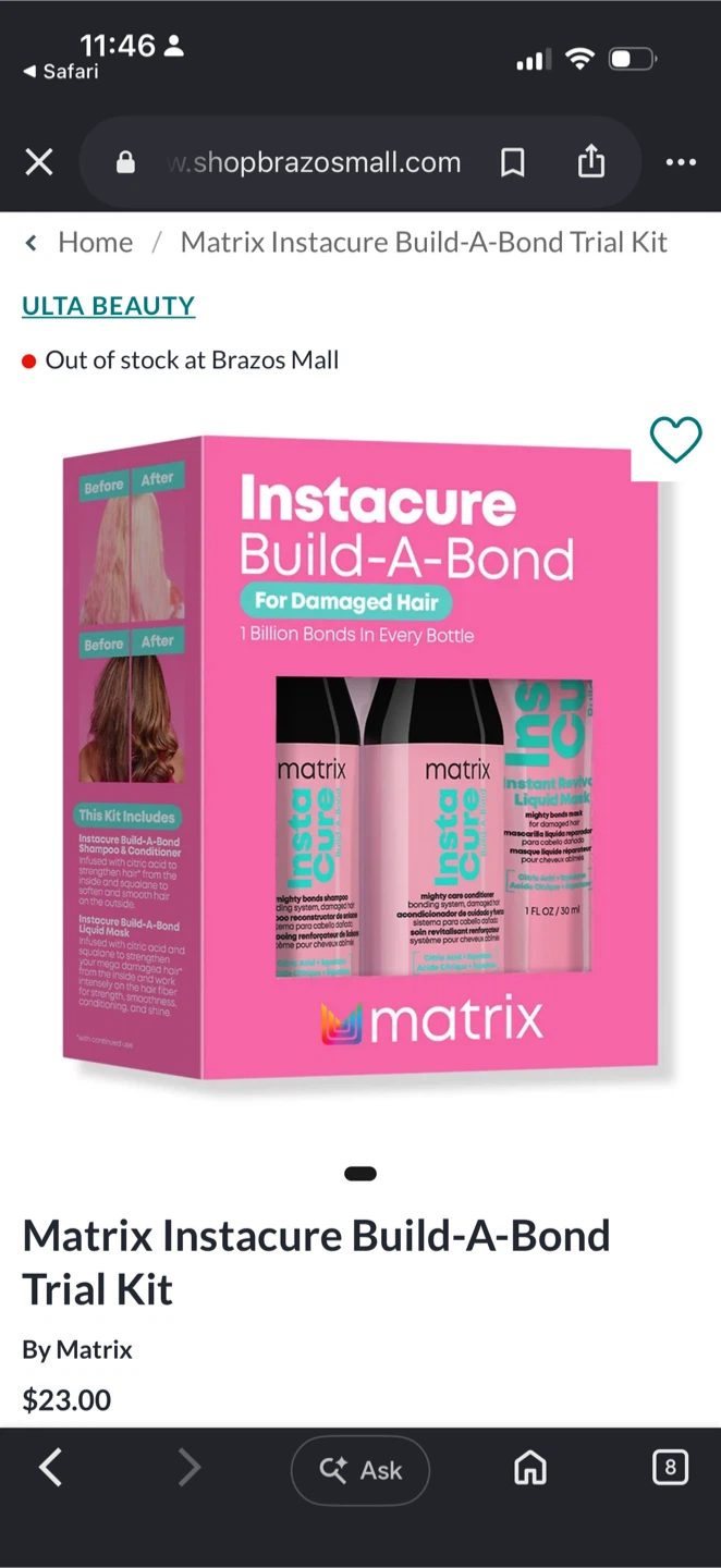 Matrix Instacure Build-A-Bond Trial Kit - photo 3