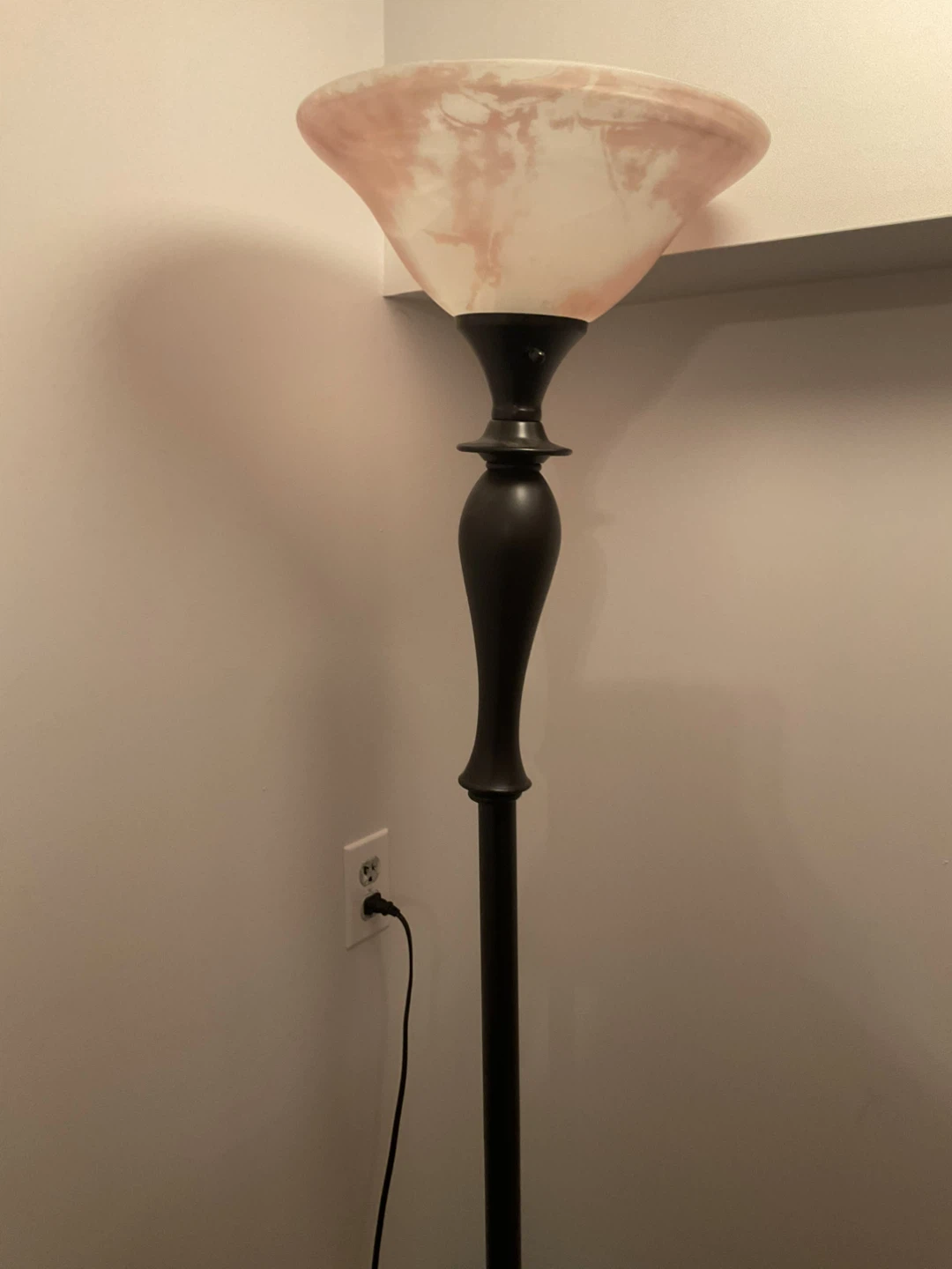 Table lamp and floor lamp set