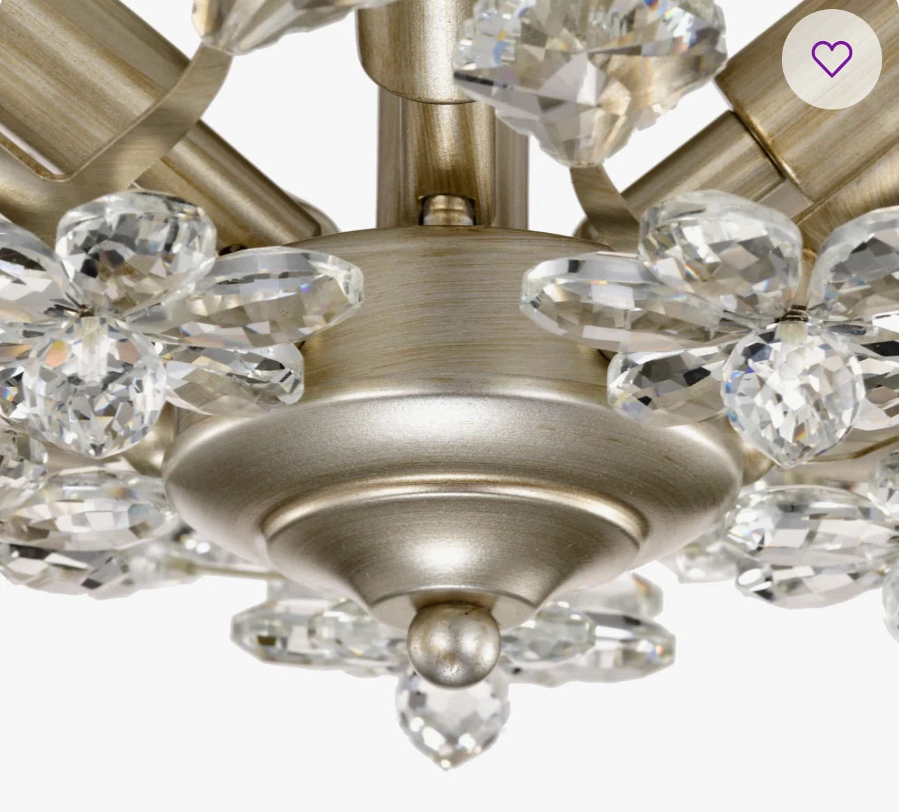 AnyanieJoy 20.5in Crystal Champagne Silver - photo 4
