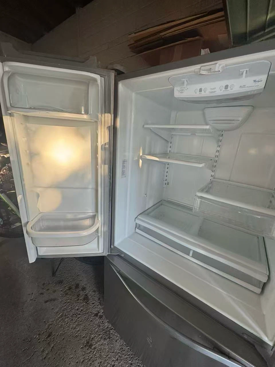 Good condition whirlpool French door fridge $350 - photo 4