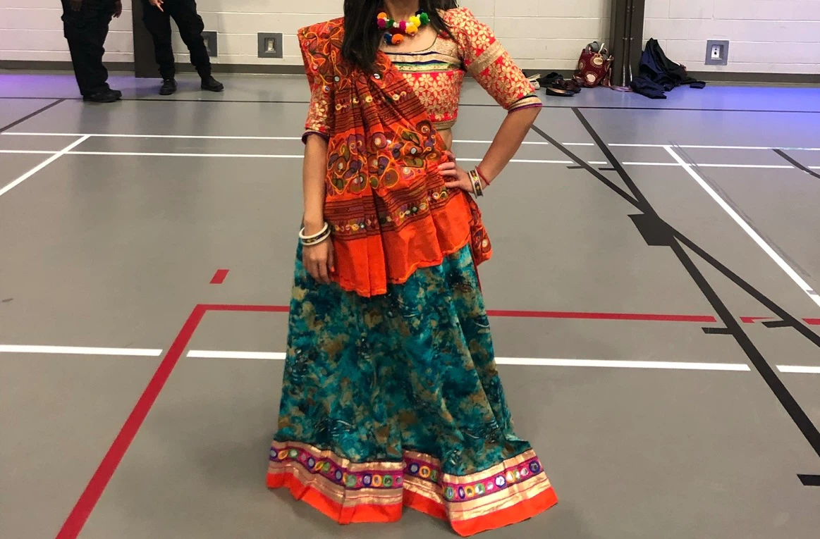 Traditional wear chaniya choli and saree - photo 2