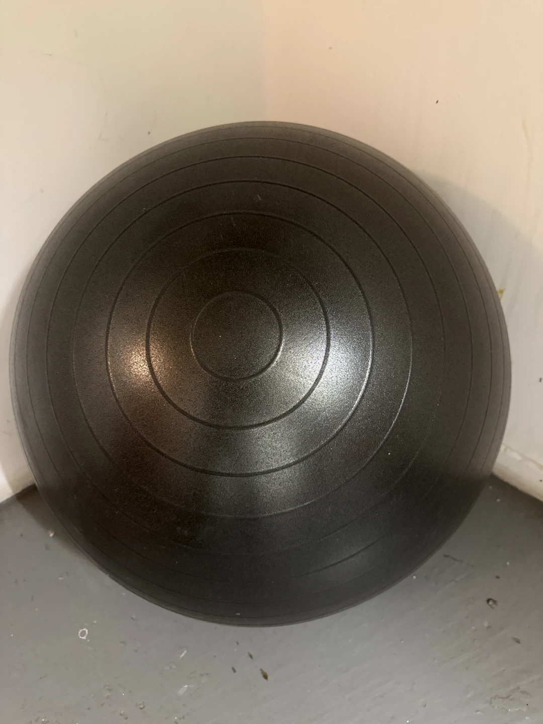 Black exercise stability ball