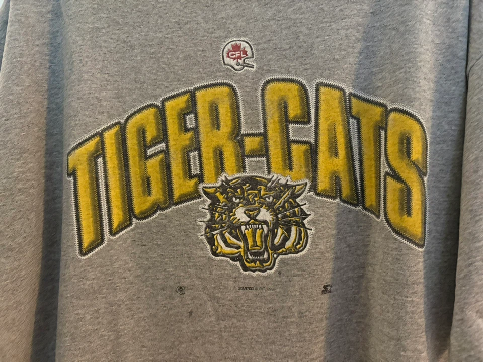 Vintage Starter Hamilton Tiger-Cats T-Shirt. XL - photo 4
