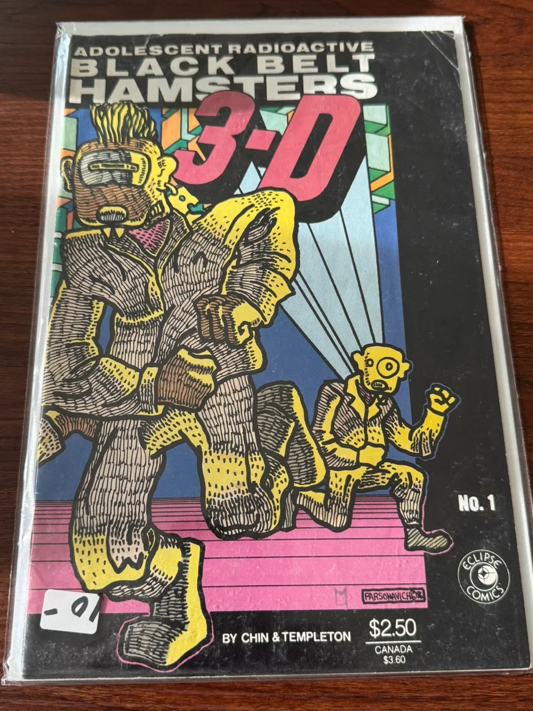 Adolescent Radioactive Black Belt Hamsters 3-D No. 1