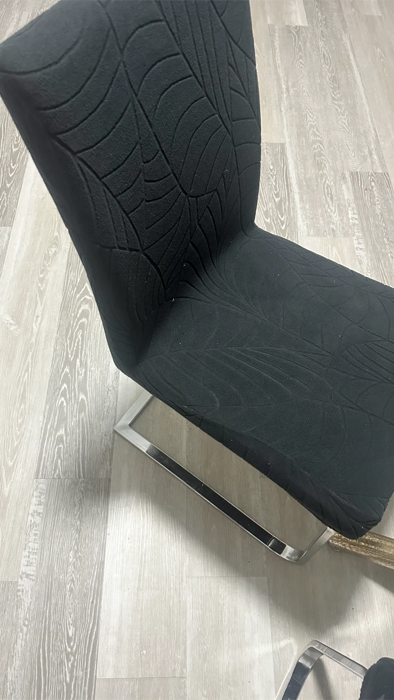Set of 6 Black Dining Chairs - photo 2