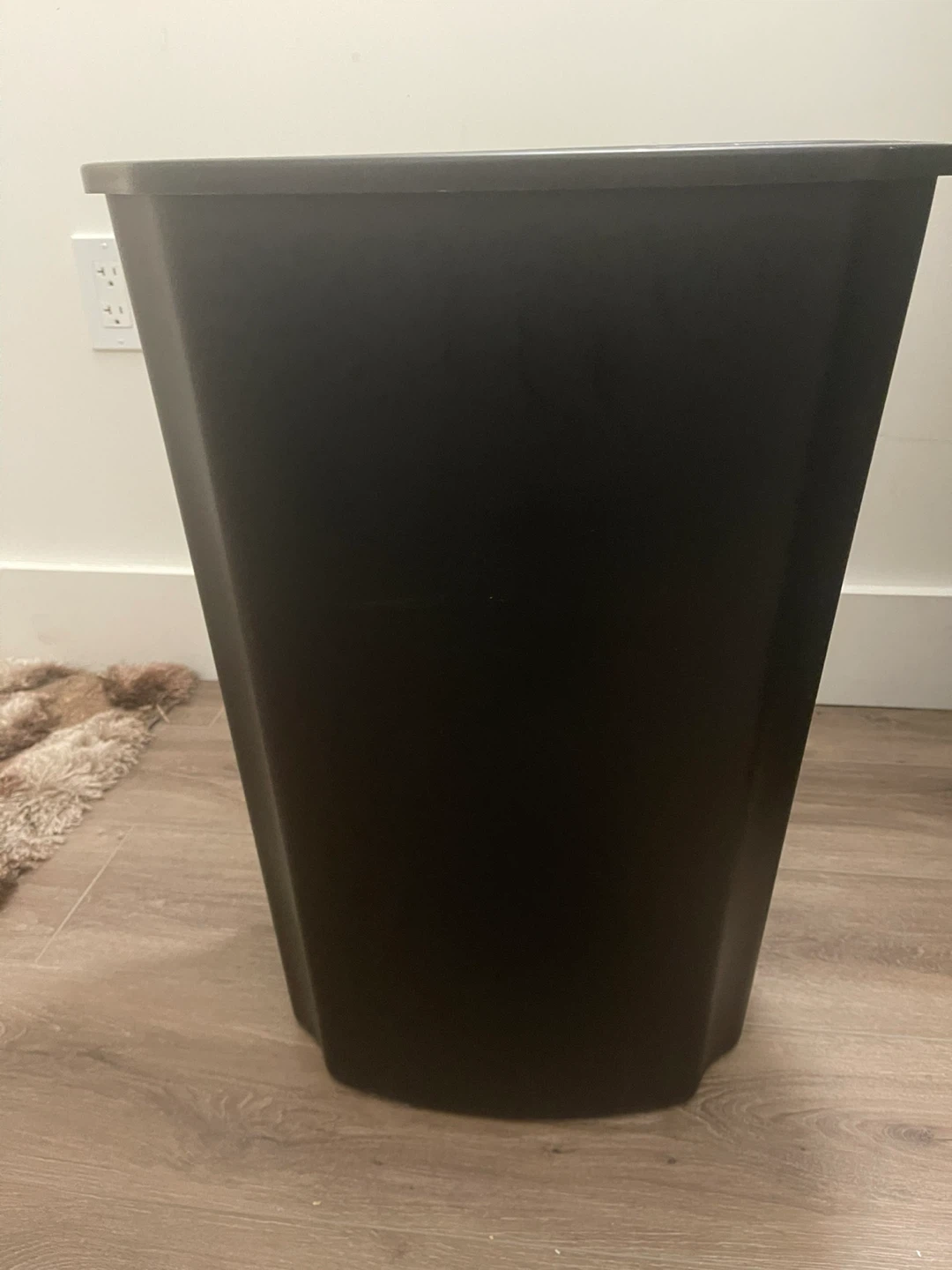 FREE Large Black Trash Can with Lid