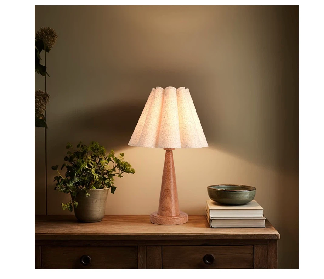 Fengarolam Modern Table Lamp With Petal Lampshade - photo 3