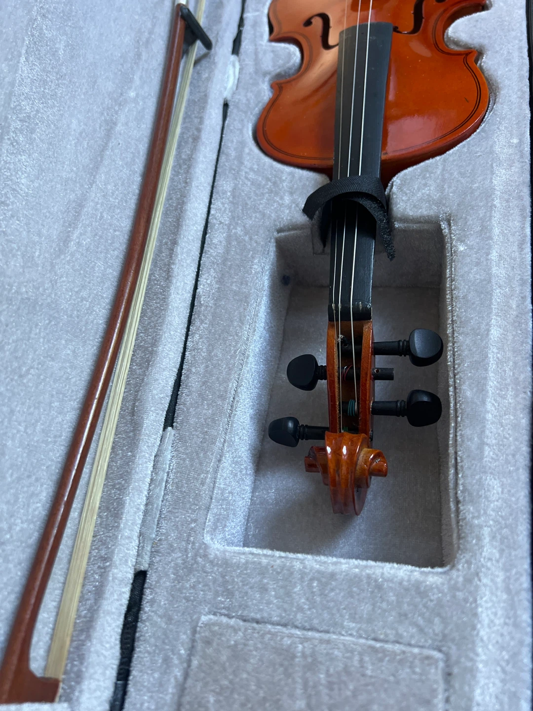 For Young Acoustic Violin with Case and Bow