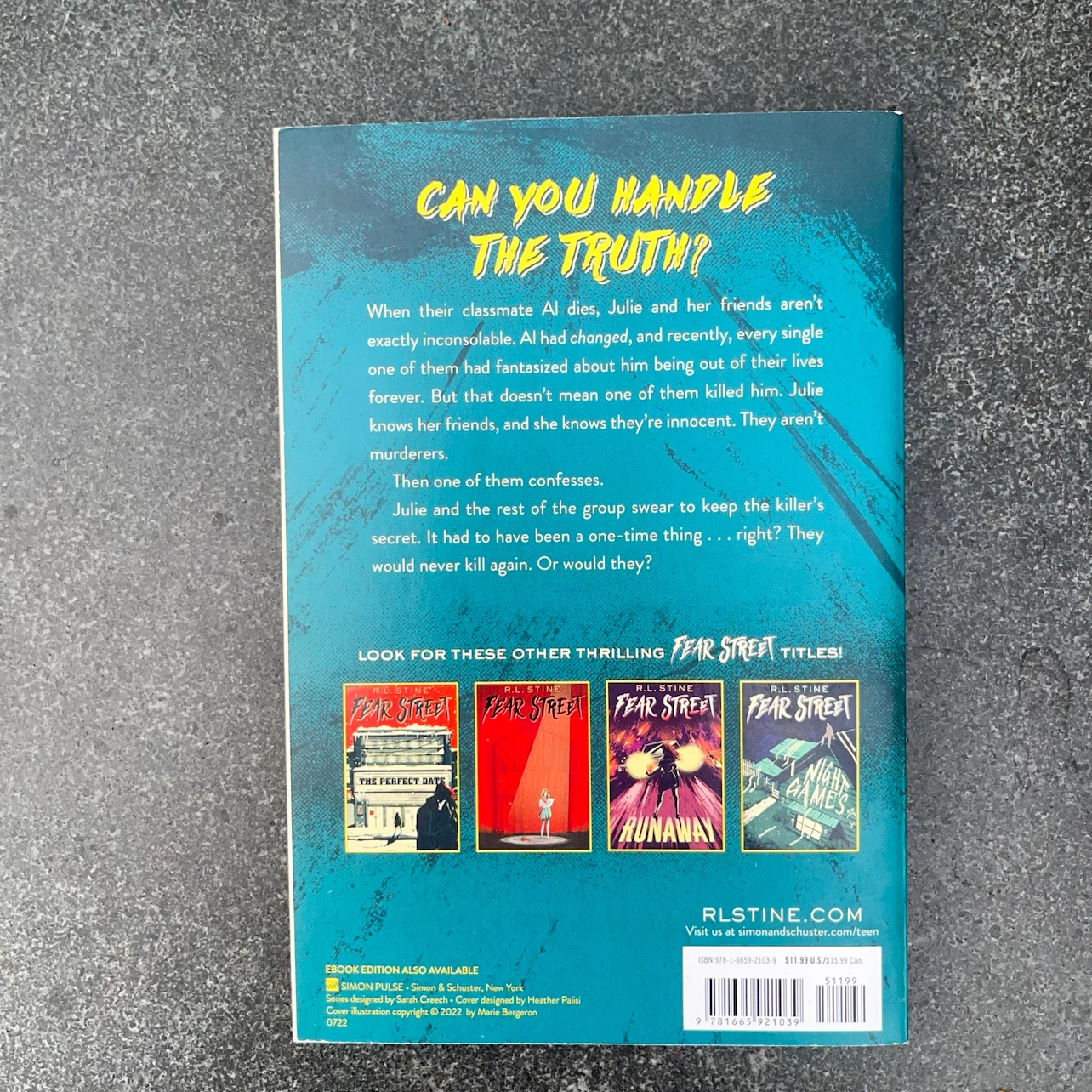 The Confession (Fear Street) by R.L. Stine - photo 2