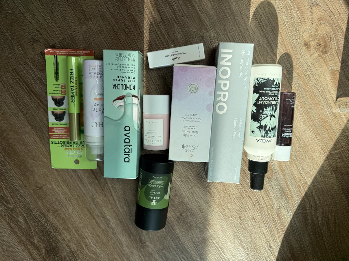 Assorted Skincare and Haircare Products