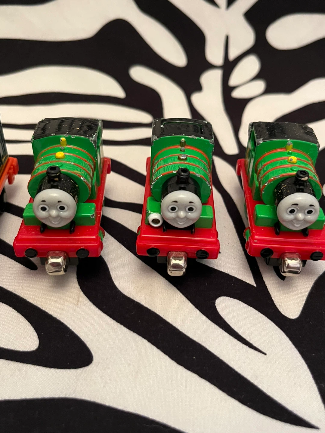 🚂 Lot of Percy die-cast train & cargo car from Thomas & Friends - photo 3