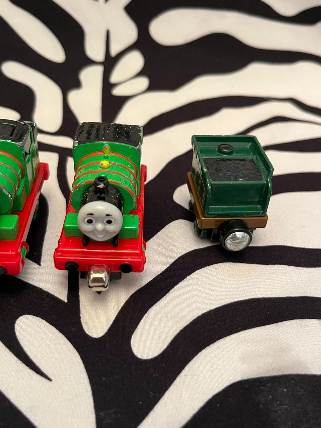 🚂 Lot of Percy die-cast train & cargo car from Thomas & Friends - photo 4