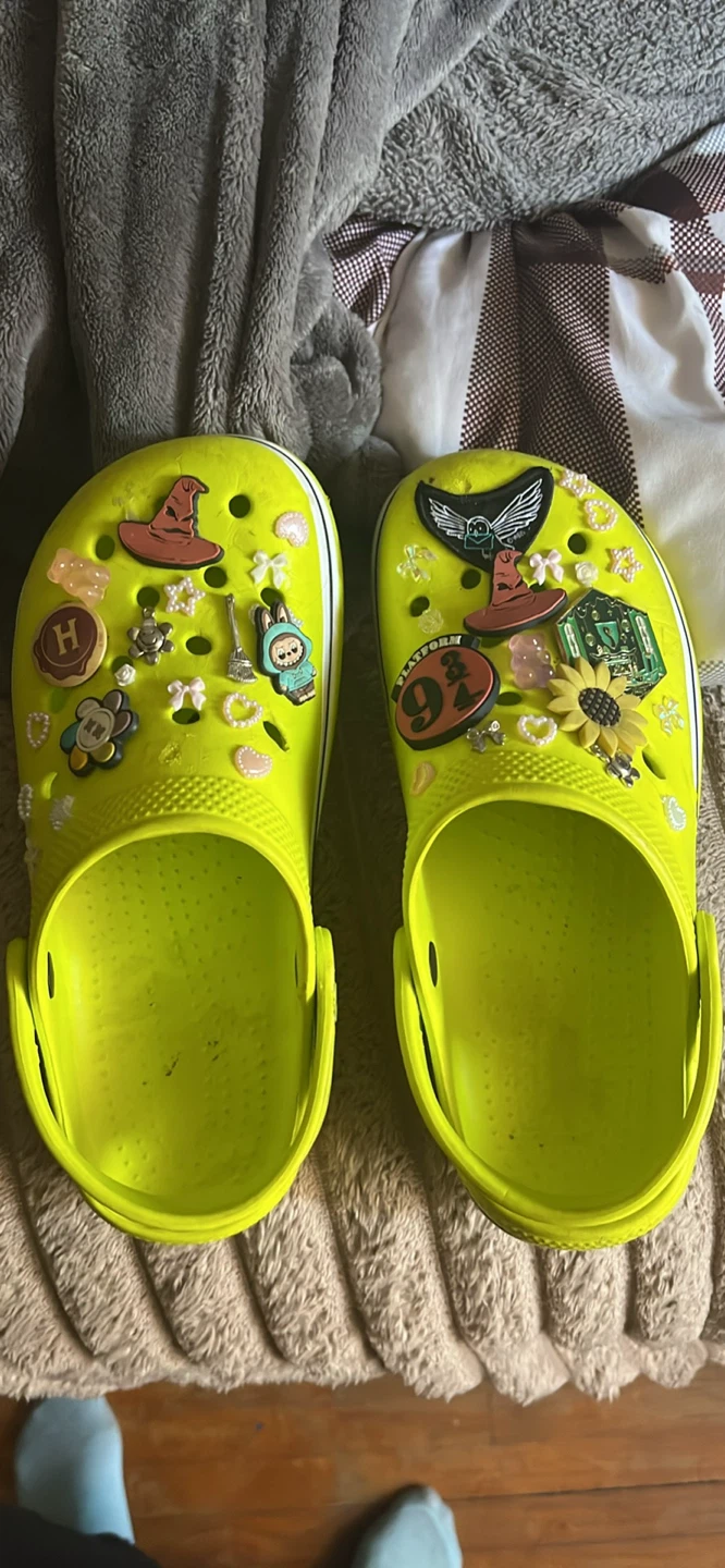 Assorted Jewellery Collection and Decorated Crocs