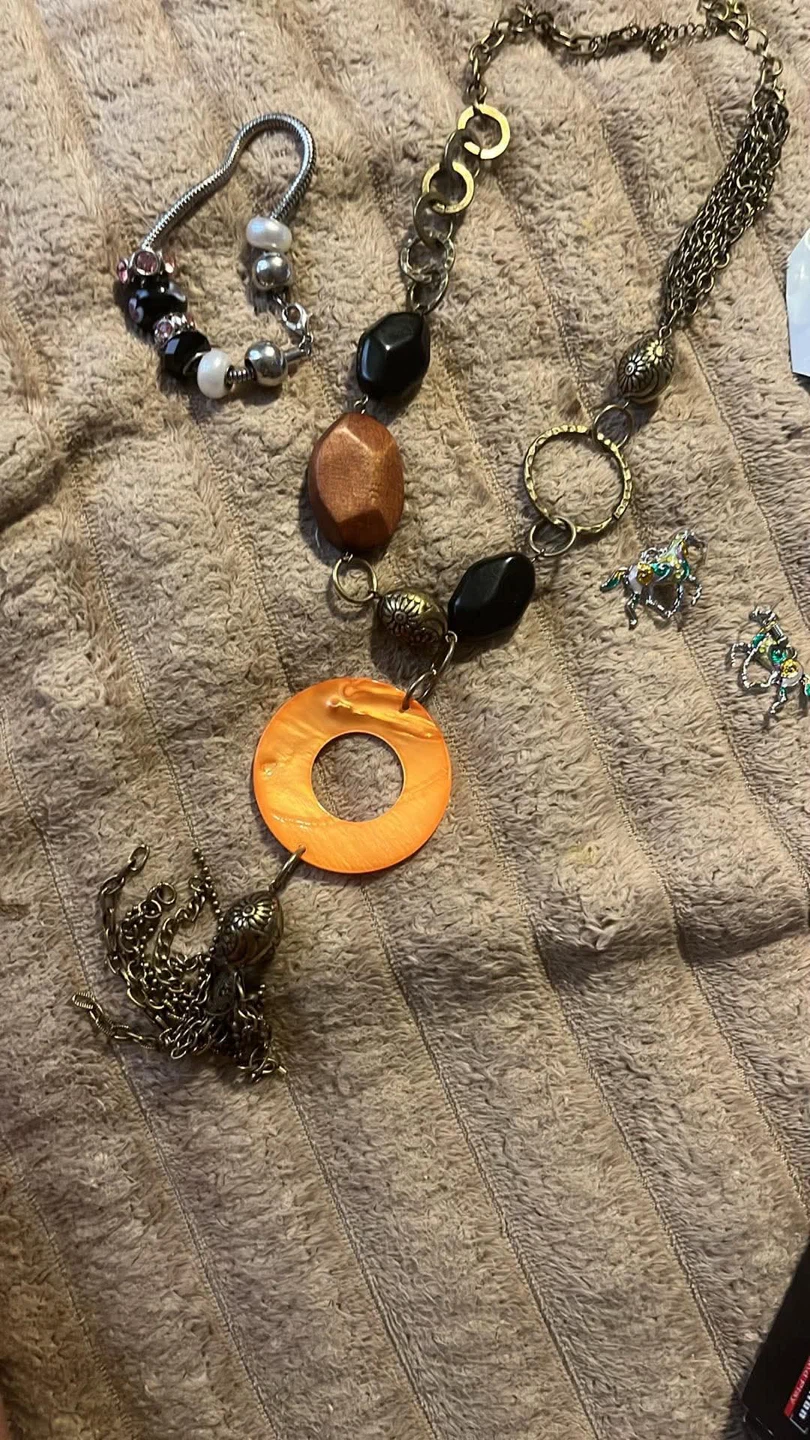 Assorted Jewellery Collection and Decorated Crocs - photo 2