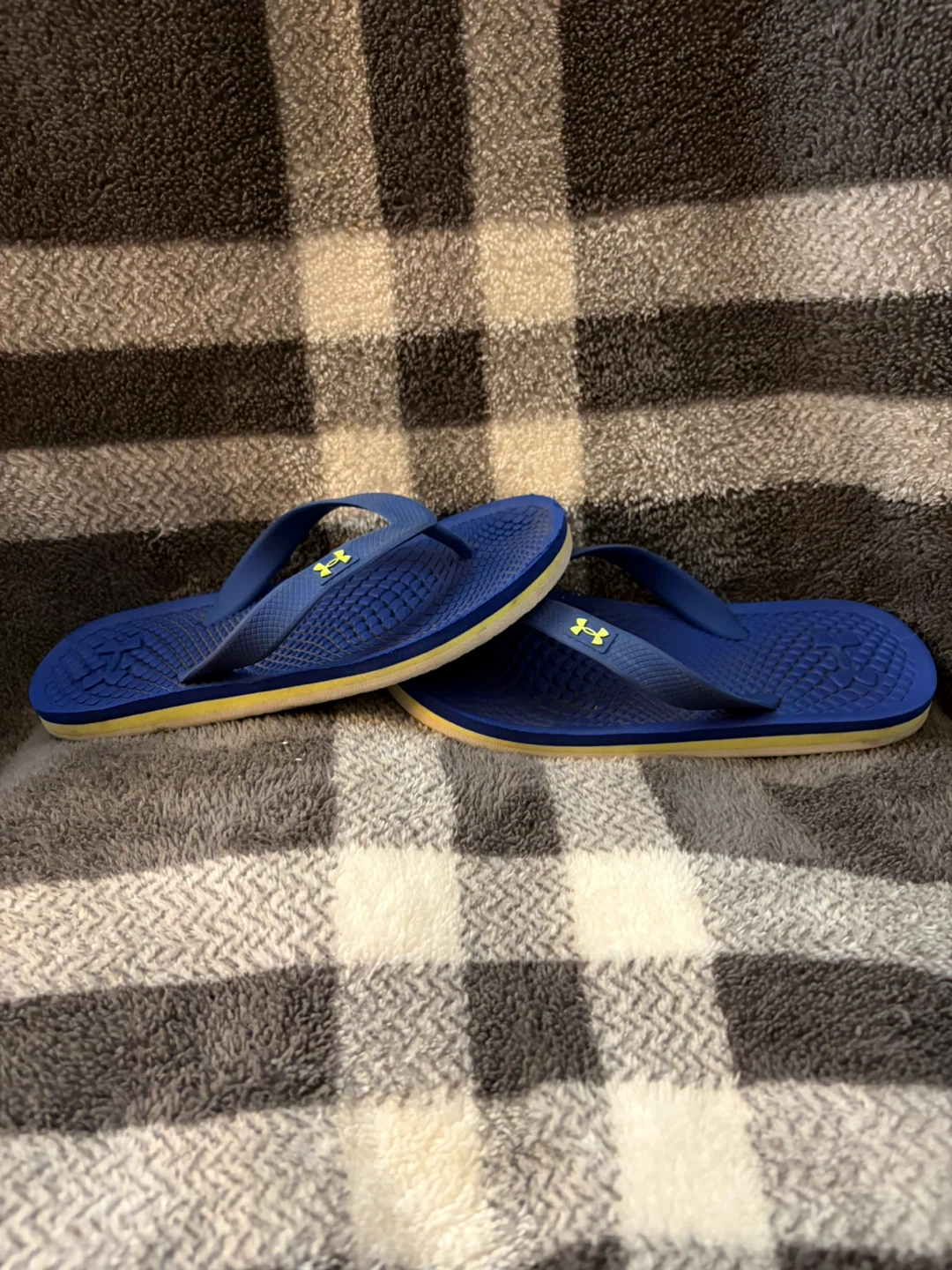 Under Armour Blue Flip-Flops - photo 2