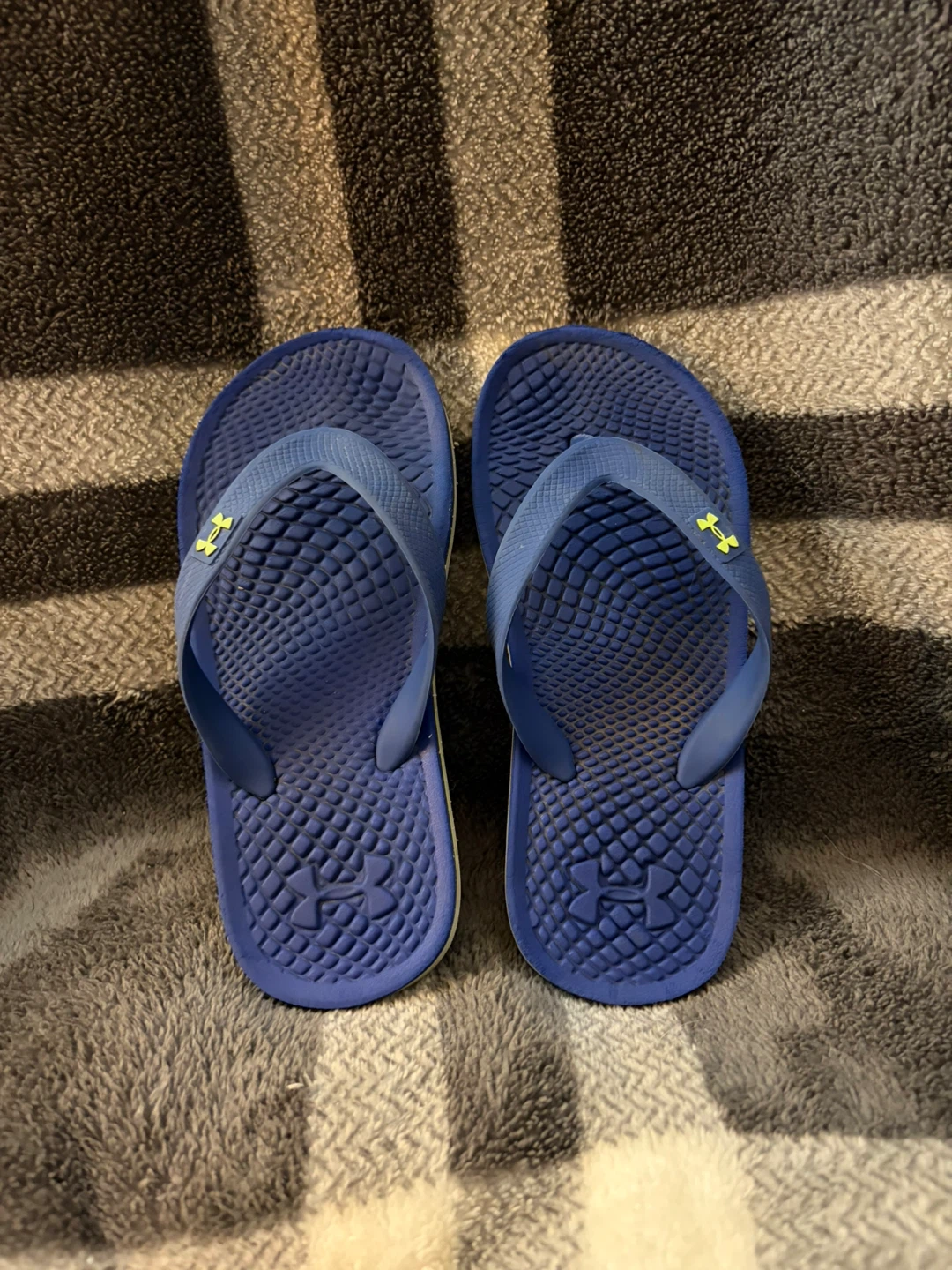 Under Armour Blue Flip-Flops