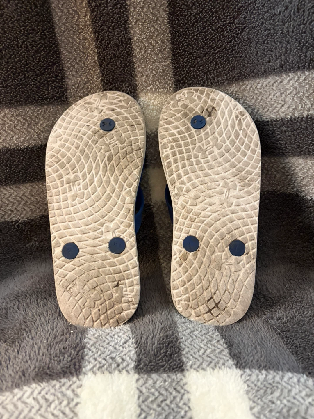 Under Armour Blue Flip-Flops - photo 3