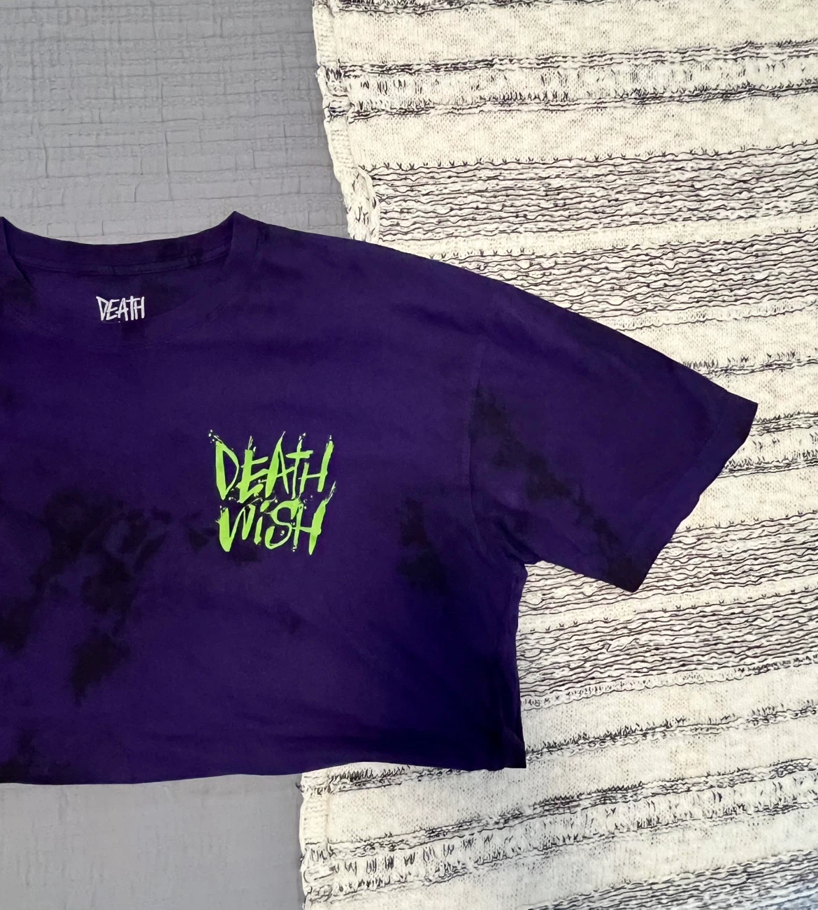 Deathwish Skateboards Purple Tie-Dye T-Shirt