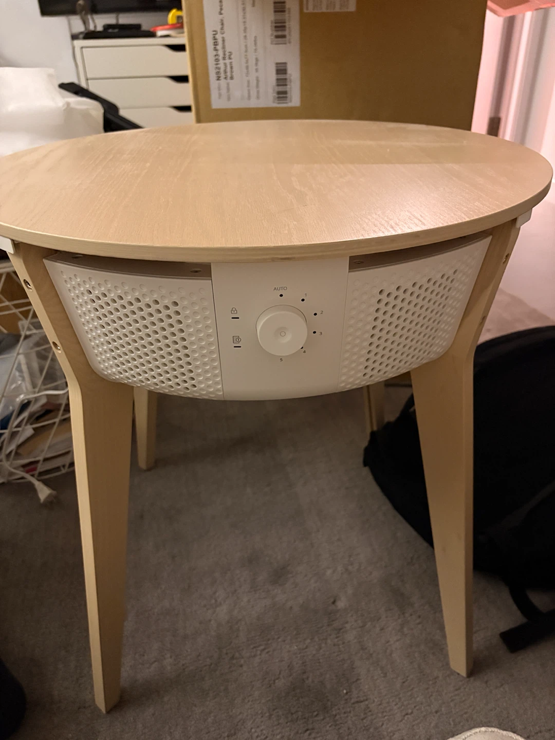 IKEA STARKVIND Air Purifier Table and new filter