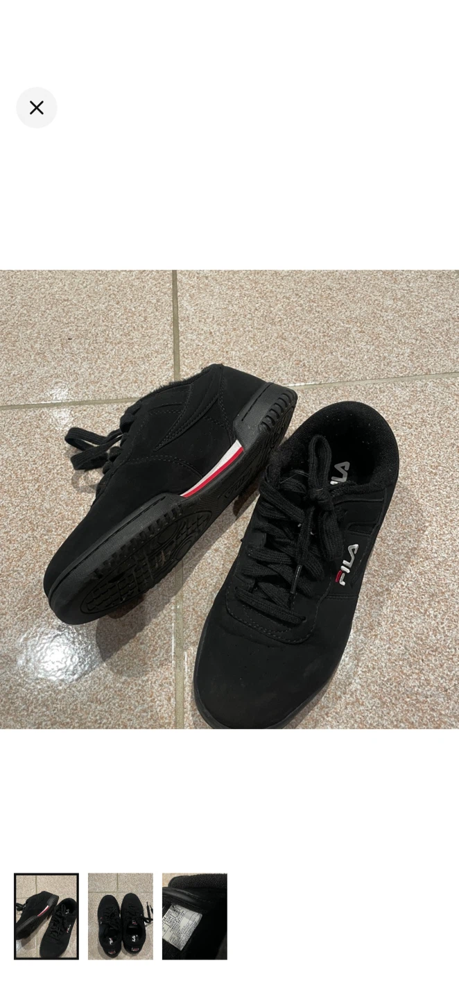 Fila Black Sneakers
