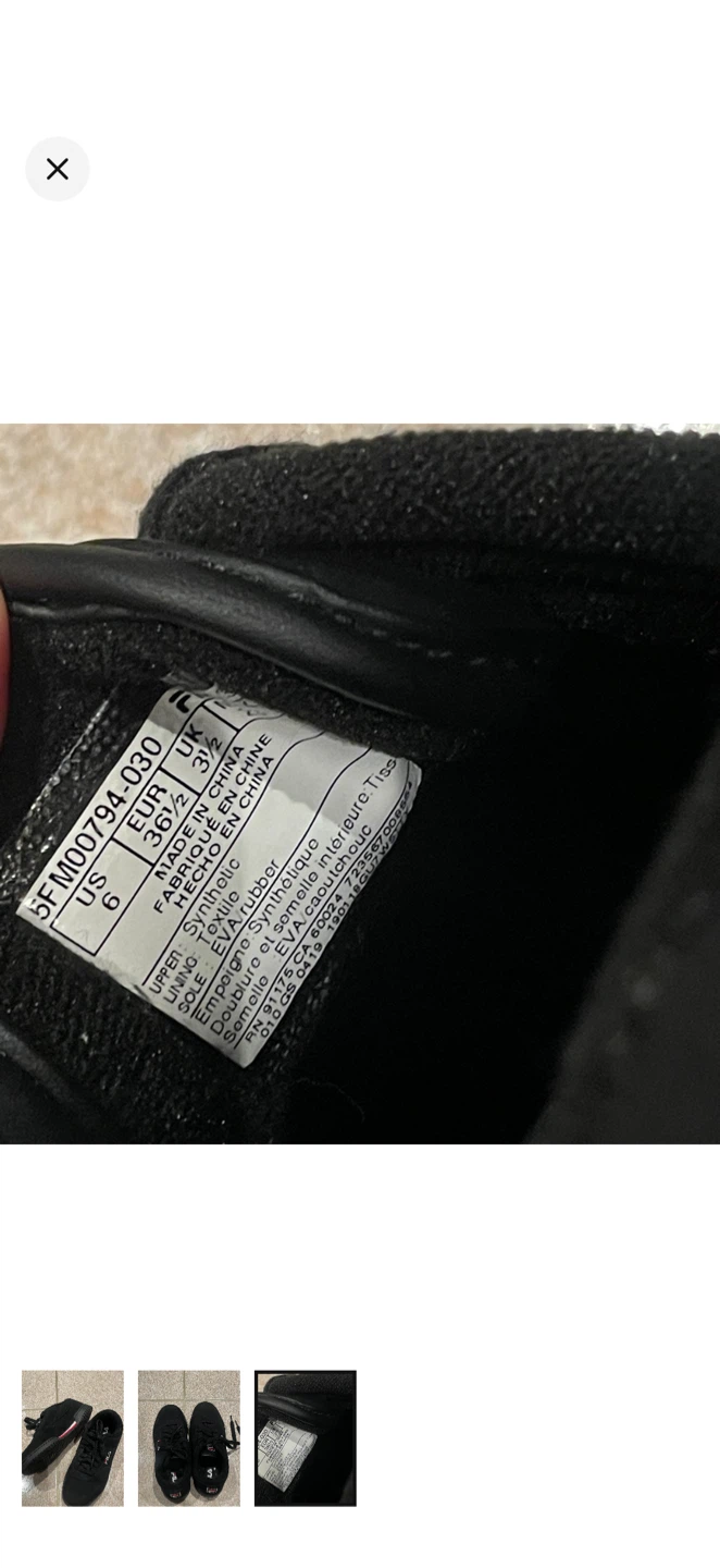 Fila Black Sneakers - photo 3