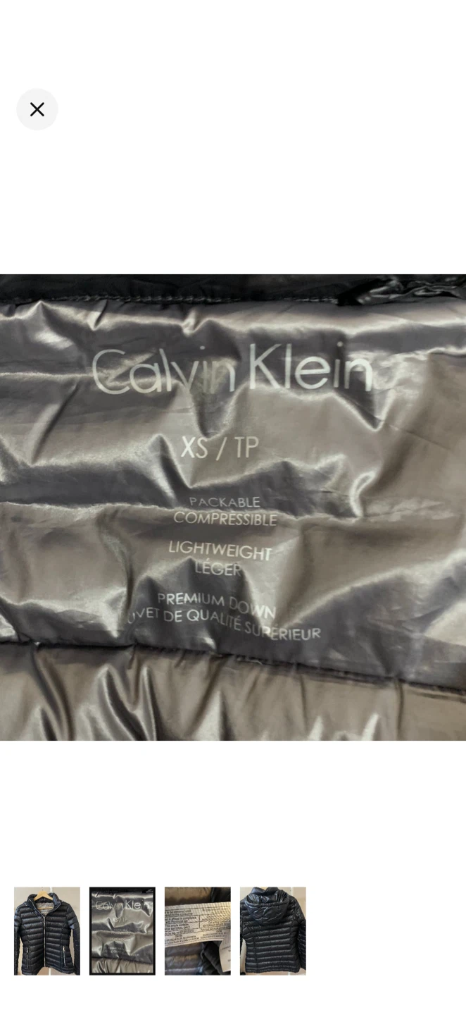 Calvin Klein Black Packable Down Jacket - photo 2