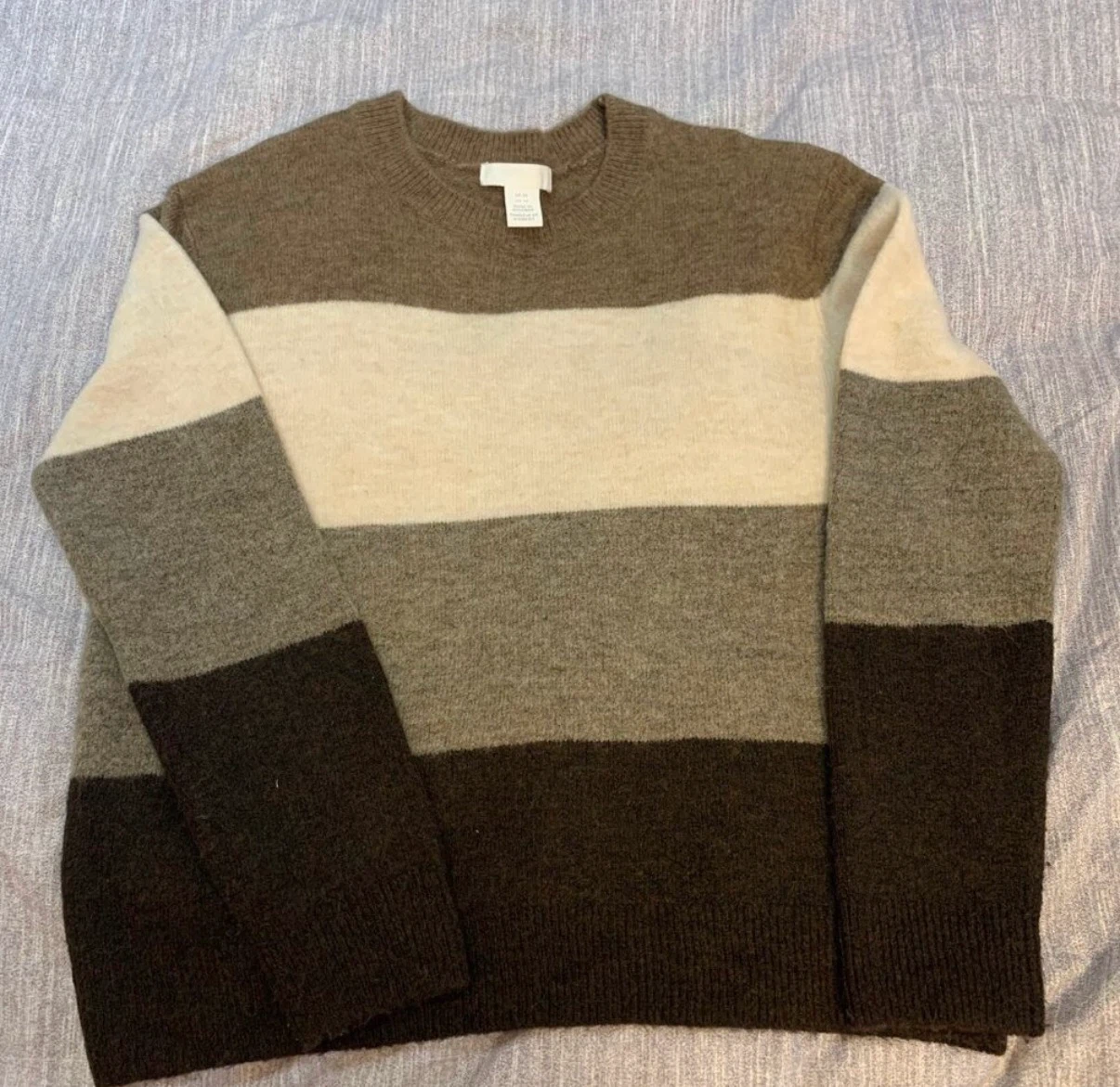H&M Striped Knit Sweater XS